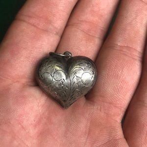 Vintage 925silver heart